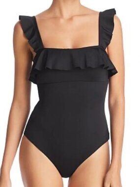 Eberjey So Solid Jane One-Piece Swimsuit Size S